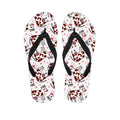 Cartoon Happy Dairy Cow Pattern Print Flip Flops
