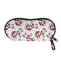 Cartoon Happy Dairy Cow Pattern Print Glasses Case