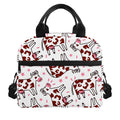Cartoon Happy Dairy Cow Pattern Print Insulated Lunch Bag
