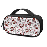 Cartoon Happy Dairy Cow Pattern Print Insulin Cooler Travel Case