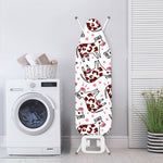 Cartoon Happy Dairy Cow Pattern Print Ironing Board Cover