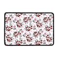 Cartoon Happy Dairy Cow Pattern Print Kitchen Mat
