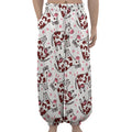 Cartoon Happy Dairy Cow Pattern Print Lantern Pants