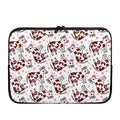 Cartoon Happy Dairy Cow Pattern Print Laptop Sleeve