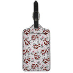 Cartoon Happy Dairy Cow Pattern Print Luggage Tag