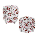 Cartoon Happy Dairy Cow Pattern Print Office Chair Cover