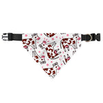 Cartoon Happy Dairy Cow Pattern Print Over The Collar Dog Bandana