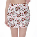 Cartoon Happy Dairy Cow Pattern Print Pencil Mini Skirt