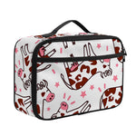Cartoon Happy Dairy Cow Pattern Print Portable Lunch Bag