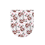 Cartoon Happy Dairy Cow Pattern Print Toilet Lid Cover