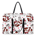 Cartoon Happy Dairy Cow Pattern Print Utility Tote Bag