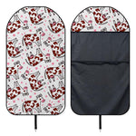 Cartoon Happy Dairy Cow Pattern Print Waterproof Car Seat Cover
