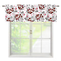 Cartoon Happy Dairy Cow Pattern Print Window Valance