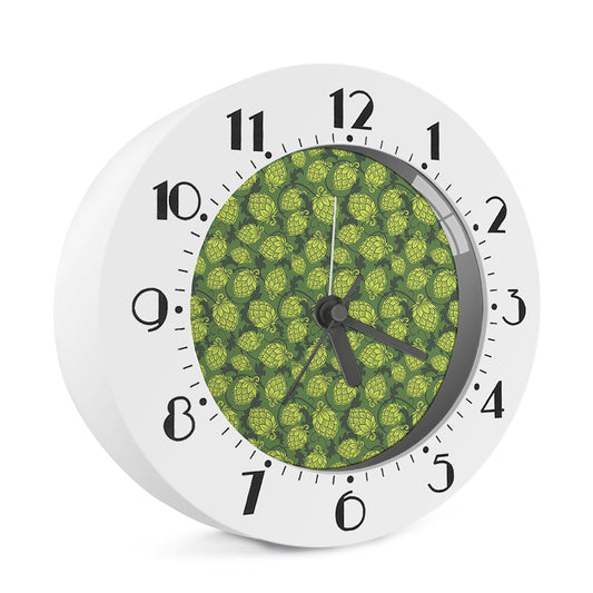 Cartoon Hop Cone Pattern Print Alarm Clock