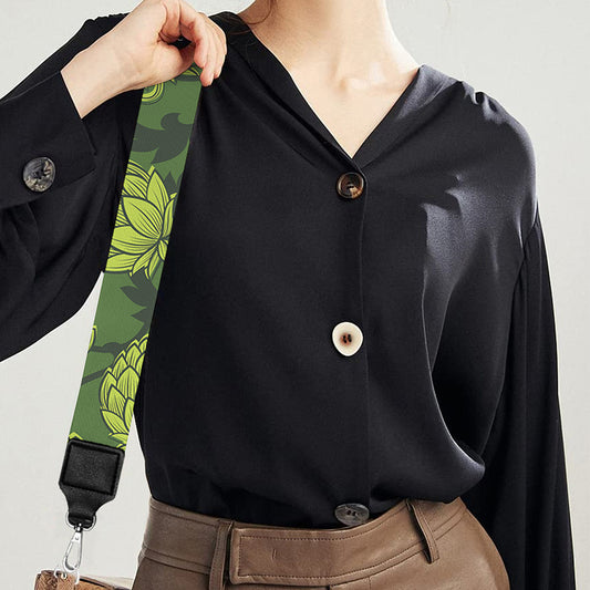 Cartoon Hop Cone Pattern Print Bag Strap