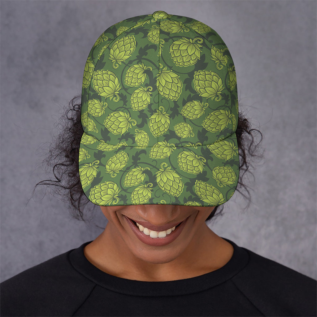 Cartoon Hop Cone Pattern Print Baseball Cap