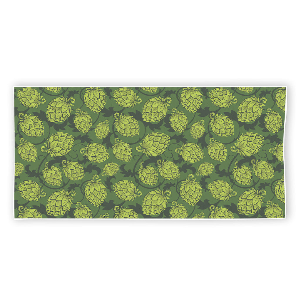 Cartoon Hop Cone Pattern Print Beach Towel