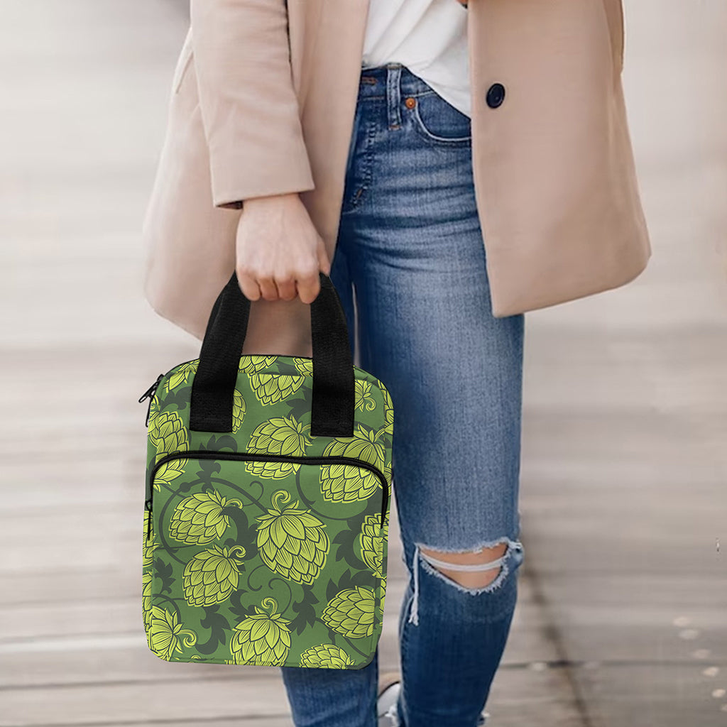 Cartoon Hop Cone Pattern Print Bible Tote Bag