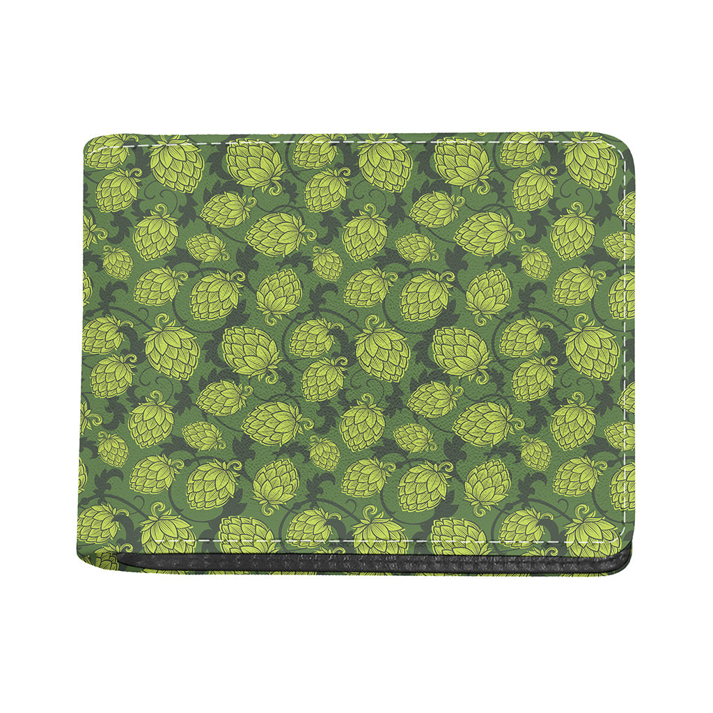 Cartoon Hop Cone Pattern Print Bifold Wallet