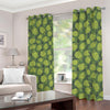 Cartoon Hop Cone Pattern Print Blackout Grommet Curtains