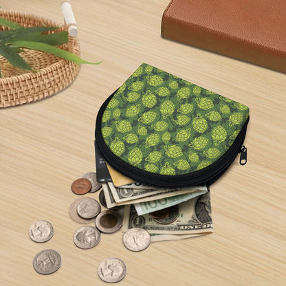 Cartoon Hop Cone Pattern Print Coin Purse