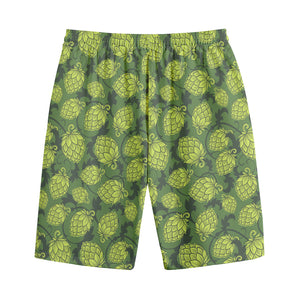 Cartoon Hop Cone Pattern Print Cotton Shorts