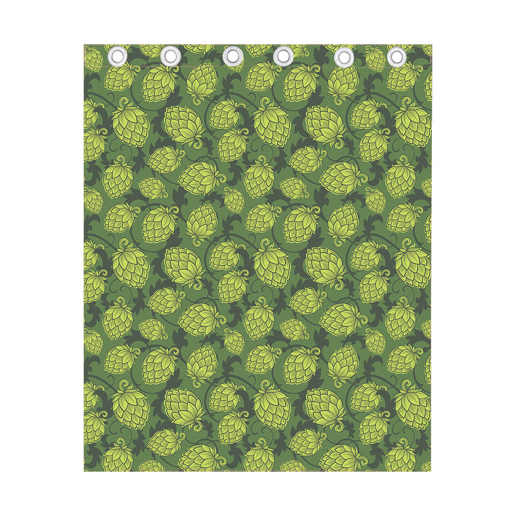 Cartoon Hop Cone Pattern Print Curtain