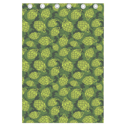 Cartoon Hop Cone Pattern Print Curtain