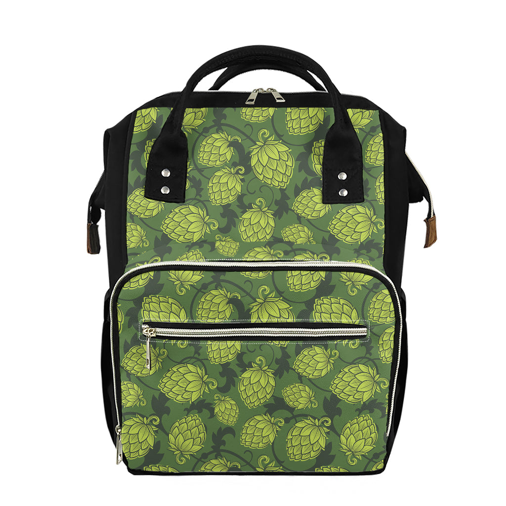 Cartoon Hop Cone Pattern Print Diaper Bag