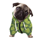 Cartoon Hop Cone Pattern Print Dog Zip Up Hoodie