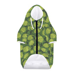 Cartoon Hop Cone Pattern Print Dog Zip Up Hoodie