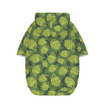 Cartoon Hop Cone Pattern Print Dog Zip Up Hoodie