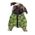 Cartoon Hop Cone Pattern Print Dog Zip Up Jacket