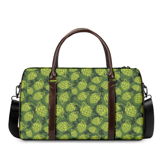 Cartoon Hop Cone Pattern Print Duffle Bag