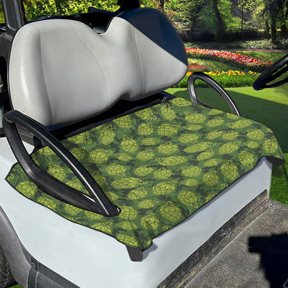Cartoon Hop Cone Pattern Print Golf Cart Seat Cover