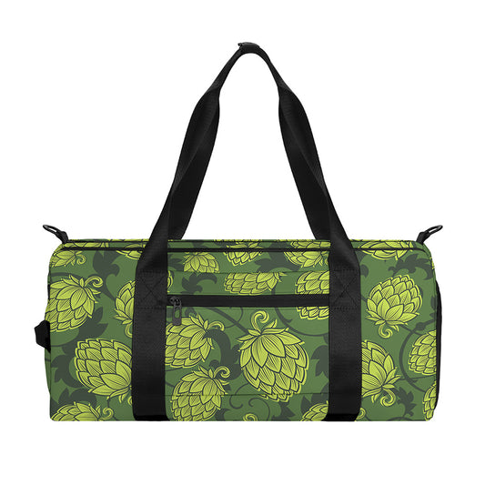 Cartoon Hop Cone Pattern Print Gym Bag