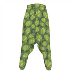 Cartoon Hop Cone Pattern Print Hammer Pants