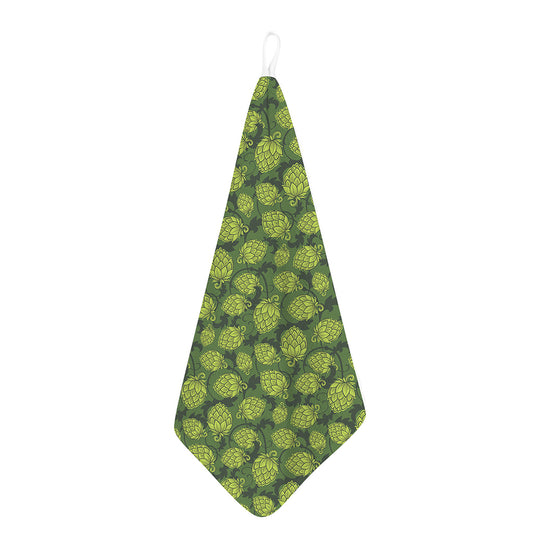 Cartoon Hop Cone Pattern Print Hand Towel