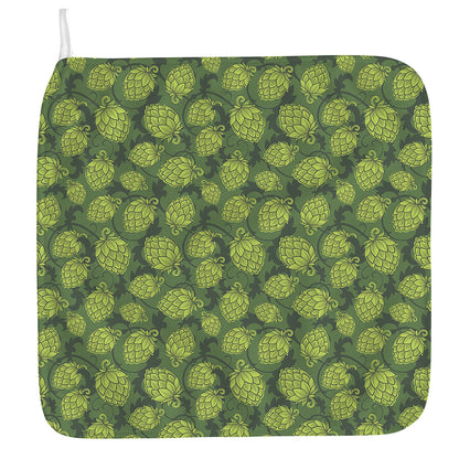 Cartoon Hop Cone Pattern Print Hand Towel
