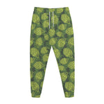 Cartoon Hop Cone Pattern Print Jogger Pants