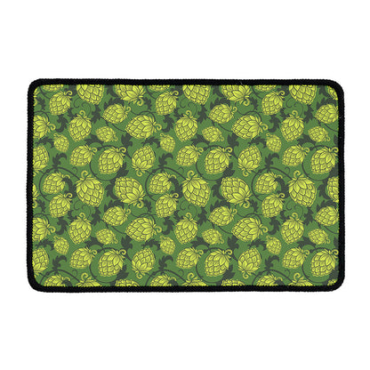 Cartoon Hop Cone Pattern Print Kitchen Mat