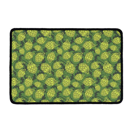 Cartoon Hop Cone Pattern Print Kitchen Mat