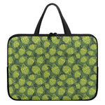 Cartoon Hop Cone Pattern Print Laptop Sleeve With Handle