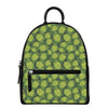 Cartoon Hop Cone Pattern Print Leather Backpack