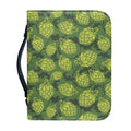 Cartoon Hop Cone Pattern Print Leather Bible Cover