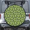 Cartoon Hop Cone Pattern Print Leather Spare Tire Cover