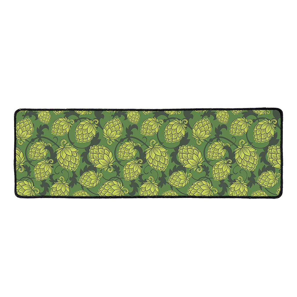 Cartoon Hop Cone Pattern Print Long Kitchen Mat