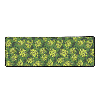 Cartoon Hop Cone Pattern Print Long Kitchen Mat