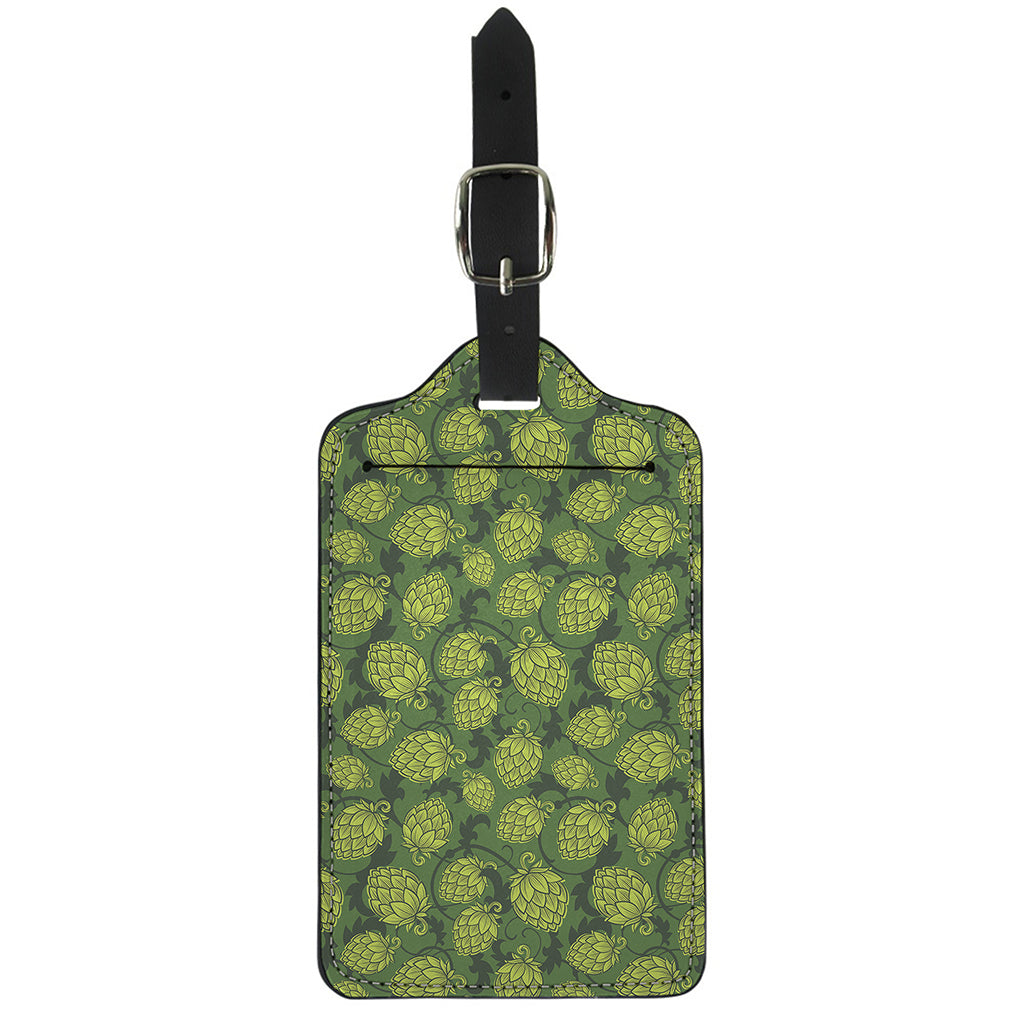 Cartoon Hop Cone Pattern Print Luggage Tag