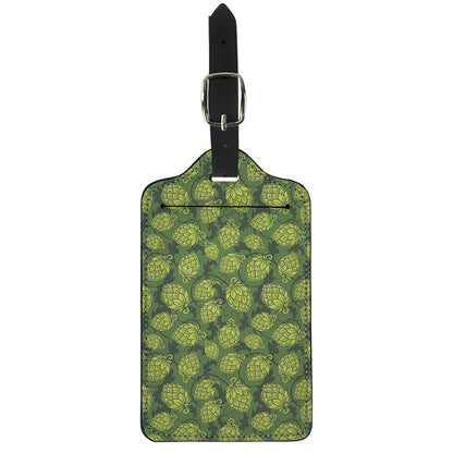 Cartoon Hop Cone Pattern Print Luggage Tag